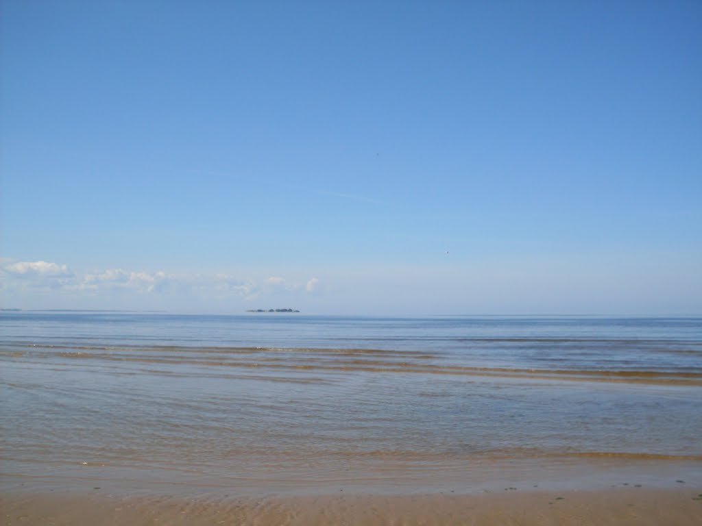 Blue water.