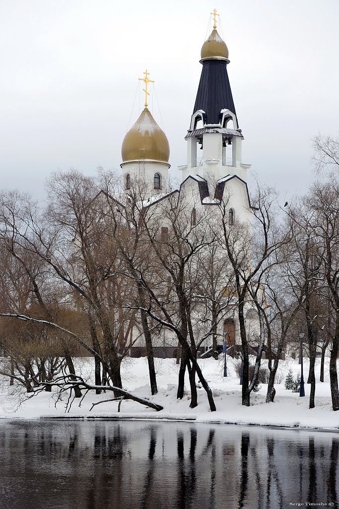 САНКТ-ПЕТЕРБУРГ (СЕСТРОРЕЦК). Храм Святых равноапостольных Петра и Павла. / Sestroretsk. Church of the Holy Apostles Peter and Paul.