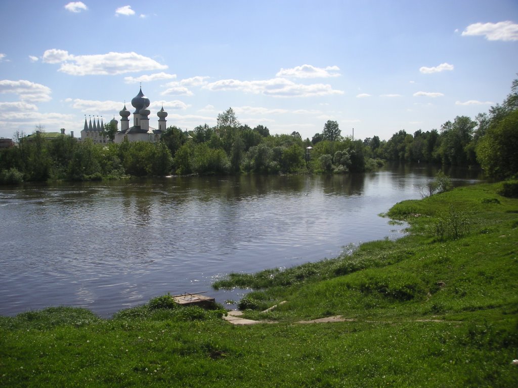 Monastery behind Tikhvinka