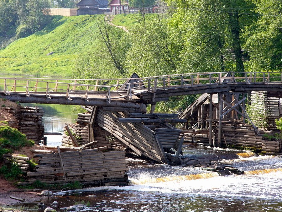Гибель Шлюза (безхозяйственность)(The destroyed gateway)