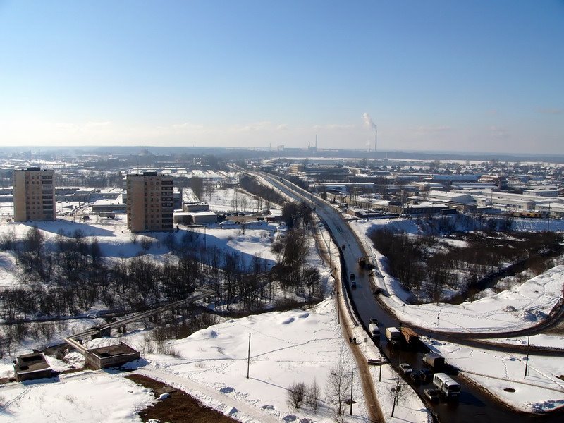 Вид на  южную промзону(Type on a southern industrial zone)