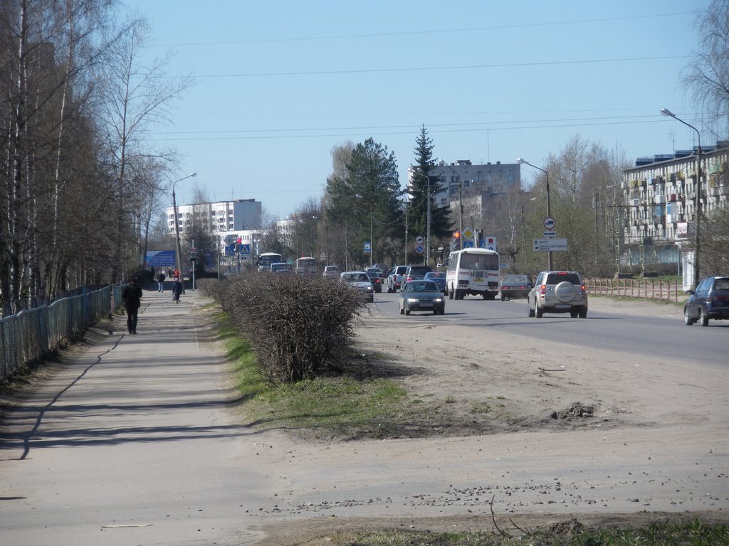 перекресток 1 и 2 районов летом