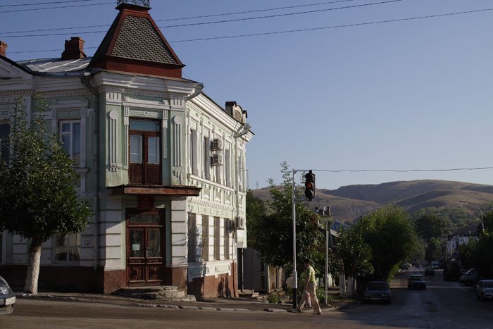 The central area of town