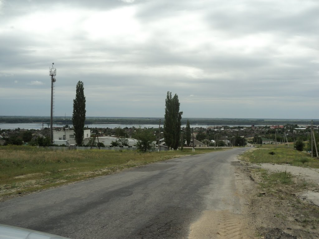 Воскресенское, въезд в село