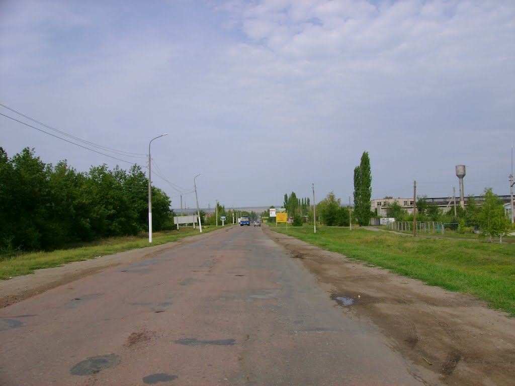 въезд в Калининск