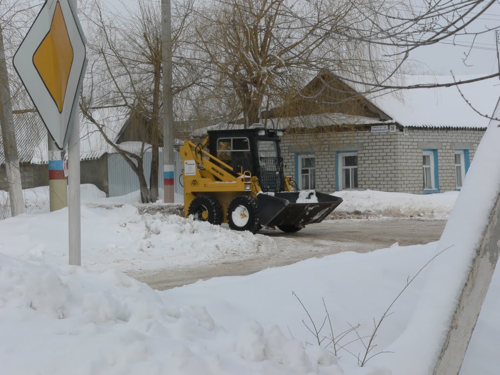 "Танки" в городе, зима 2010