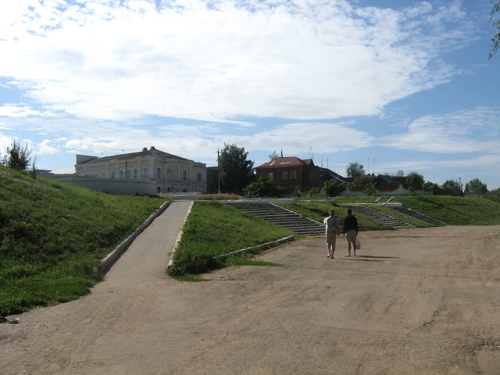 Набережная города Маркс.