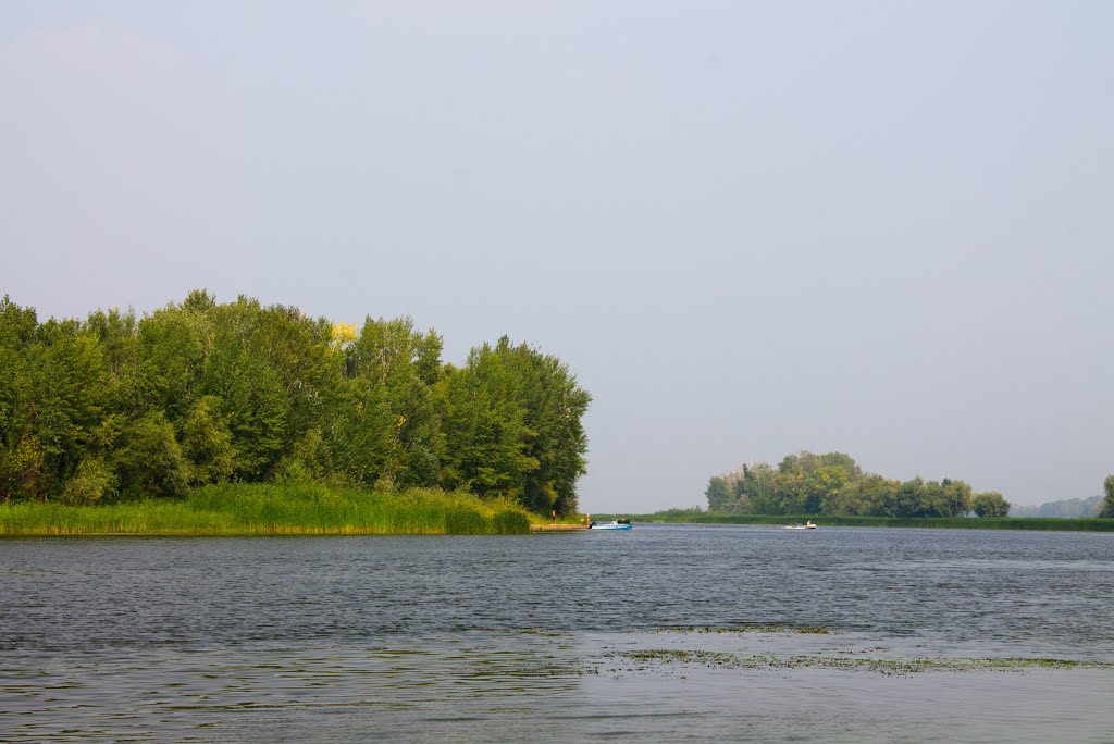 Волга с пляжа