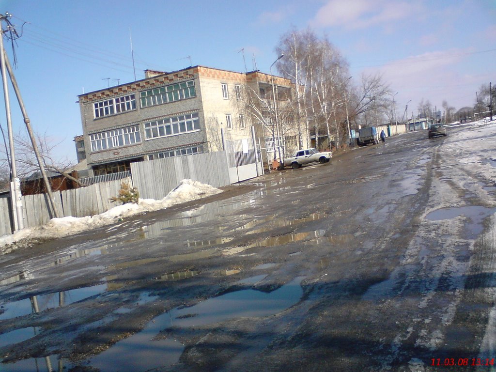Улица Володарского, рядом с городским рынком