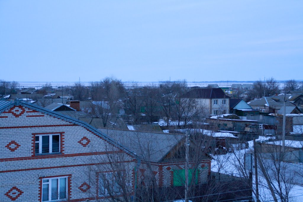 Дома на ул. Ленина и на ул. Советской