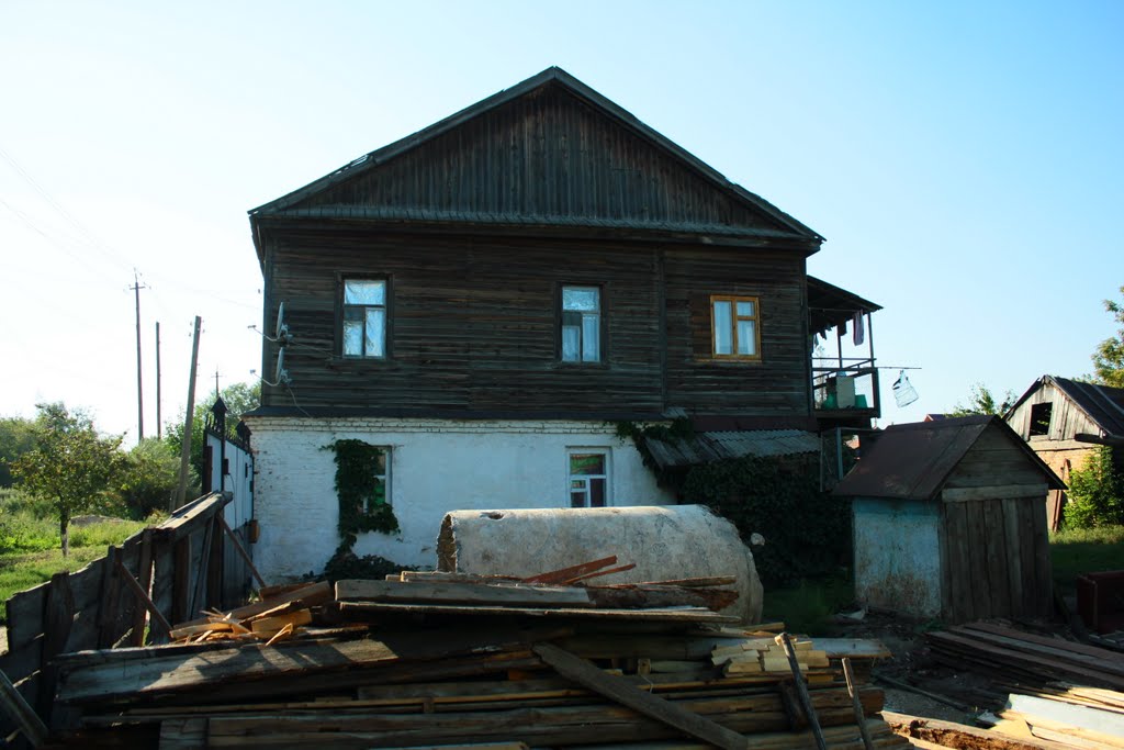 in brick and in wood
