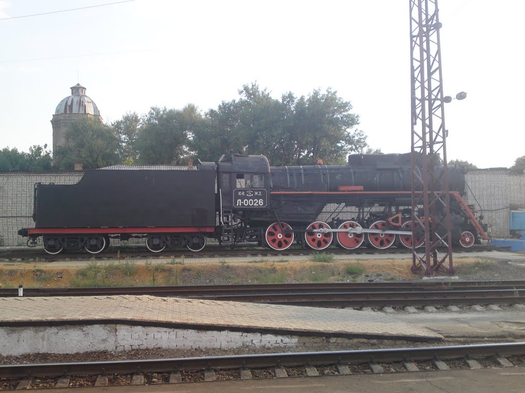 Steam locomotive in Rtischevo