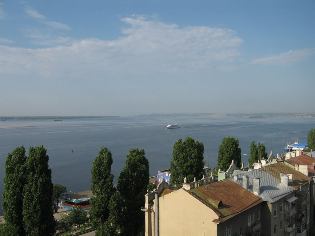 View from Slovakia hotel to Volga