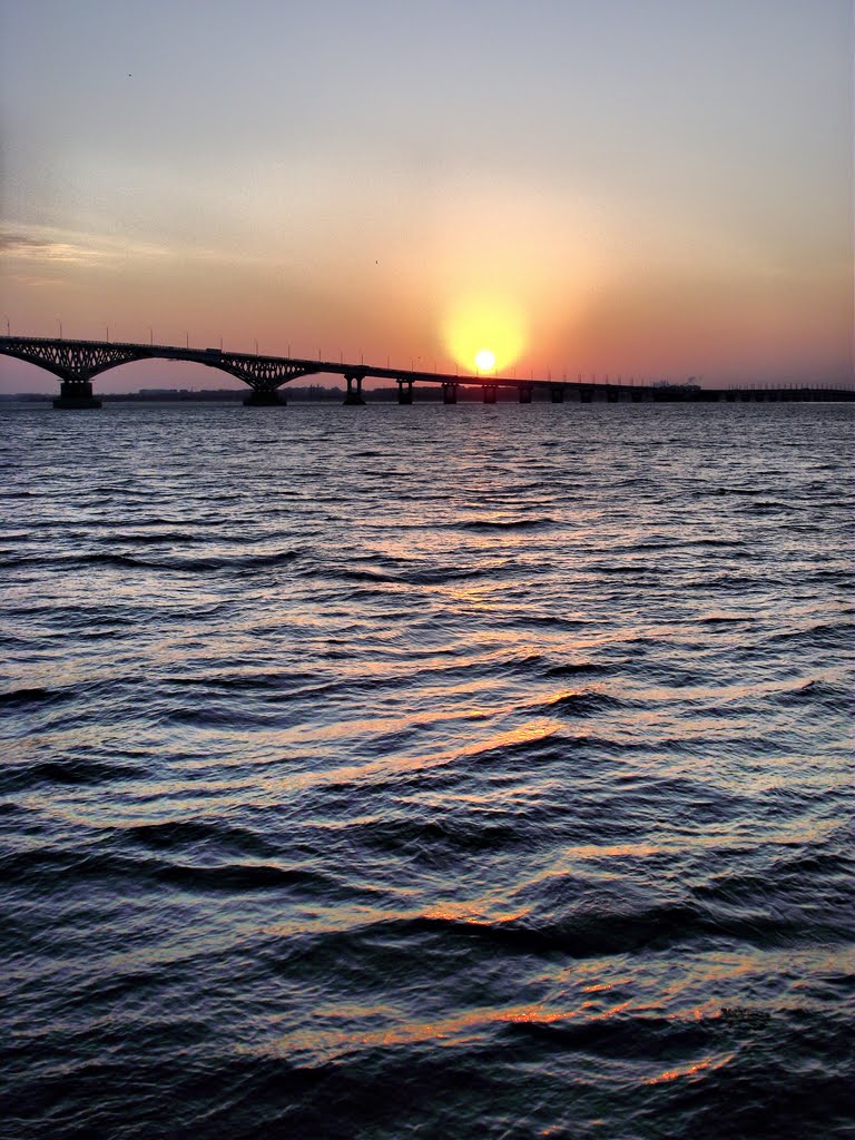 Sunrise on Volga