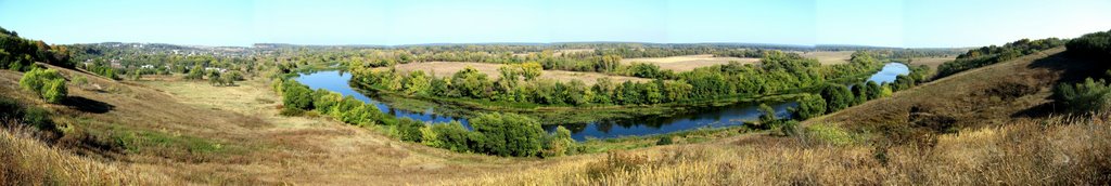 Старый Хопер вид с Киселевой горы