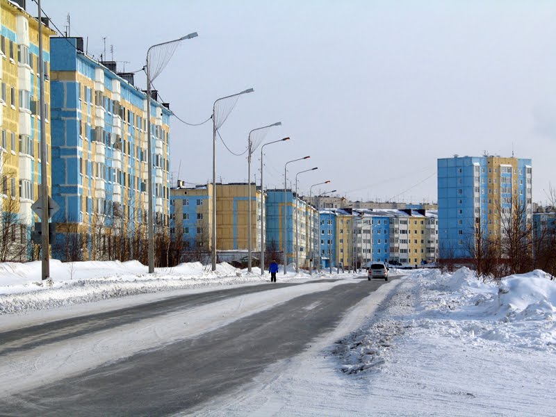 Надым набережная Оруджева