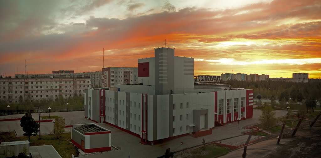 ДК "Прометей" вид с крыши Набережной 1.