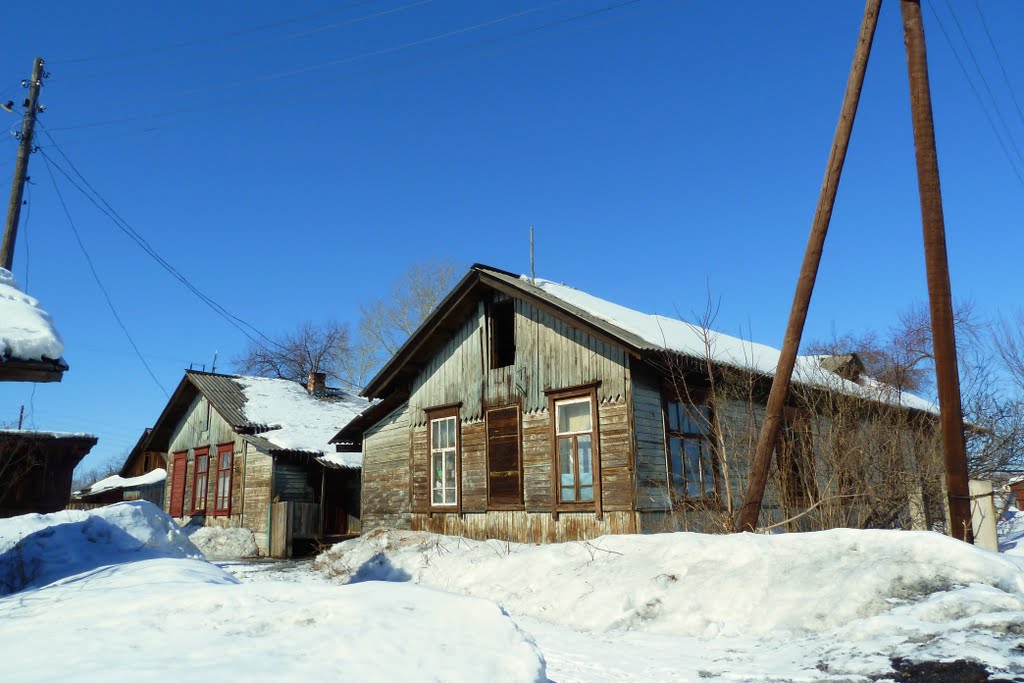 Артёмовский. Бараки при ЖД.