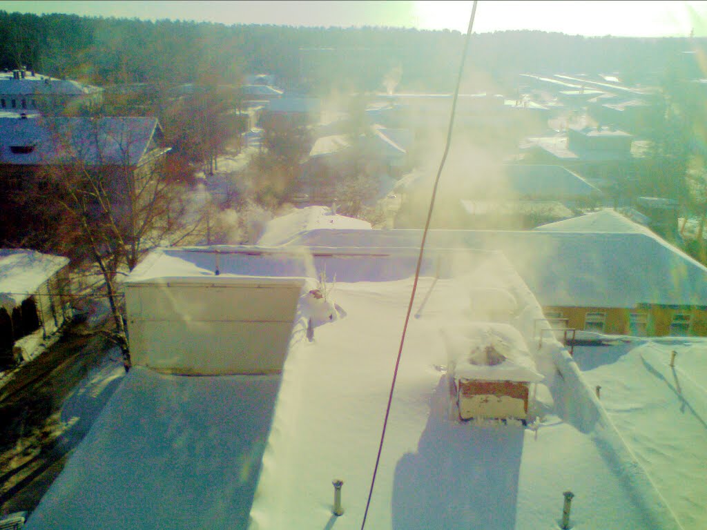 Берёзовский. Больничный городок.