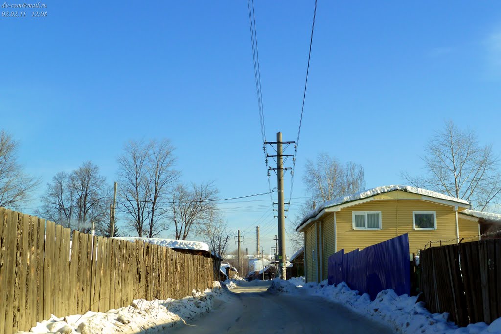 Берёзовский. Переулок Гортопа.