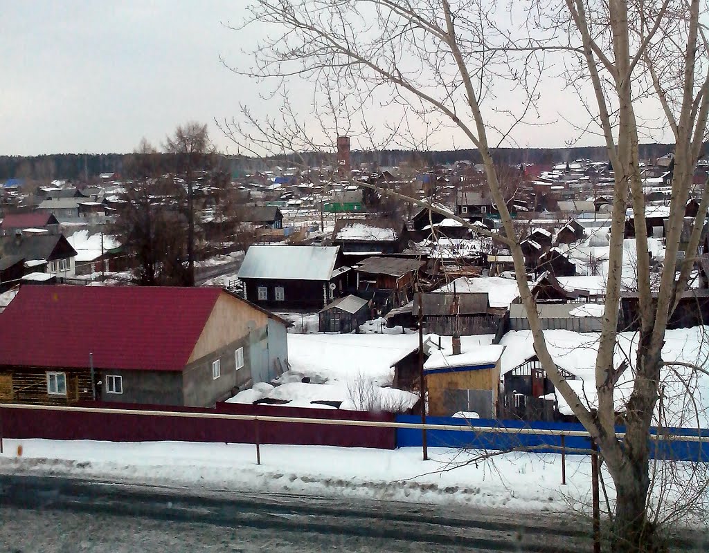 Буланаш. Из окна больницы. 2014 г