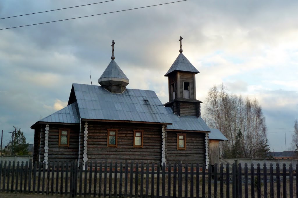 Буланаш. Деревянная церковь.