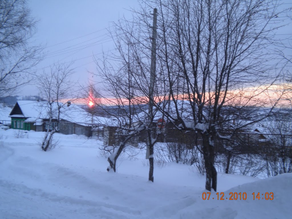 Закат в декабре
