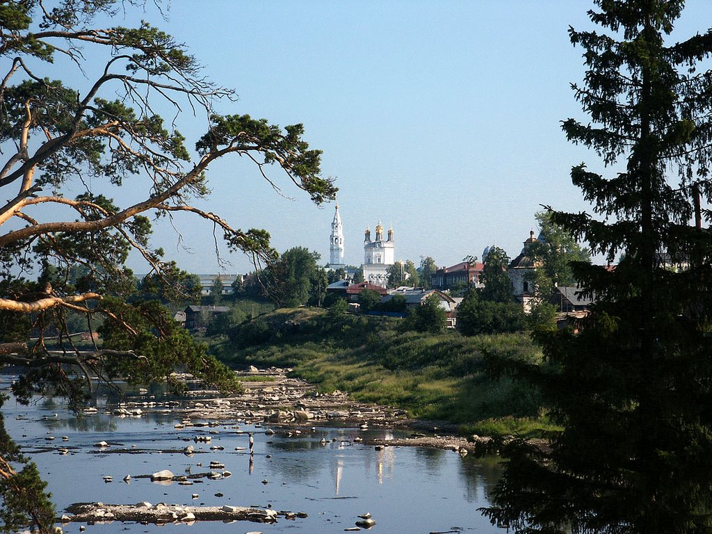 Река Тура в Верхотурье