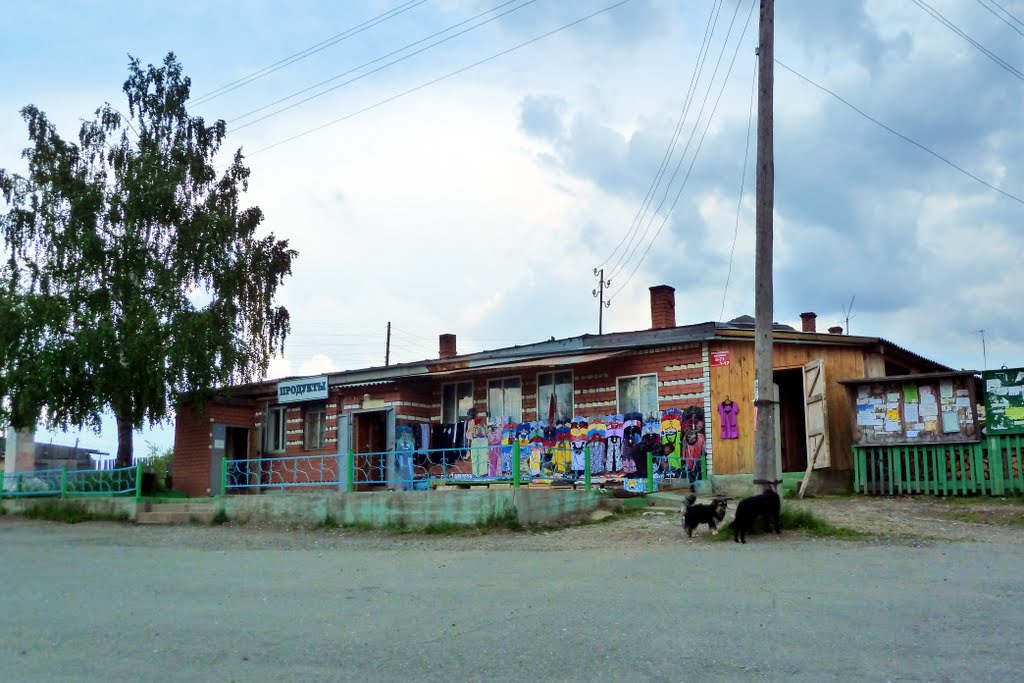 Висим. Минирынок.