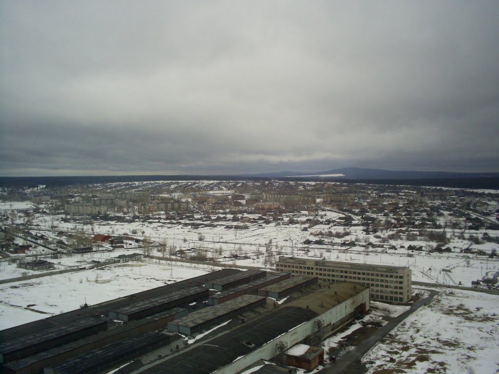 вид на город