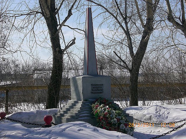 обелиск на могиле матросов с броненосца Потемкина