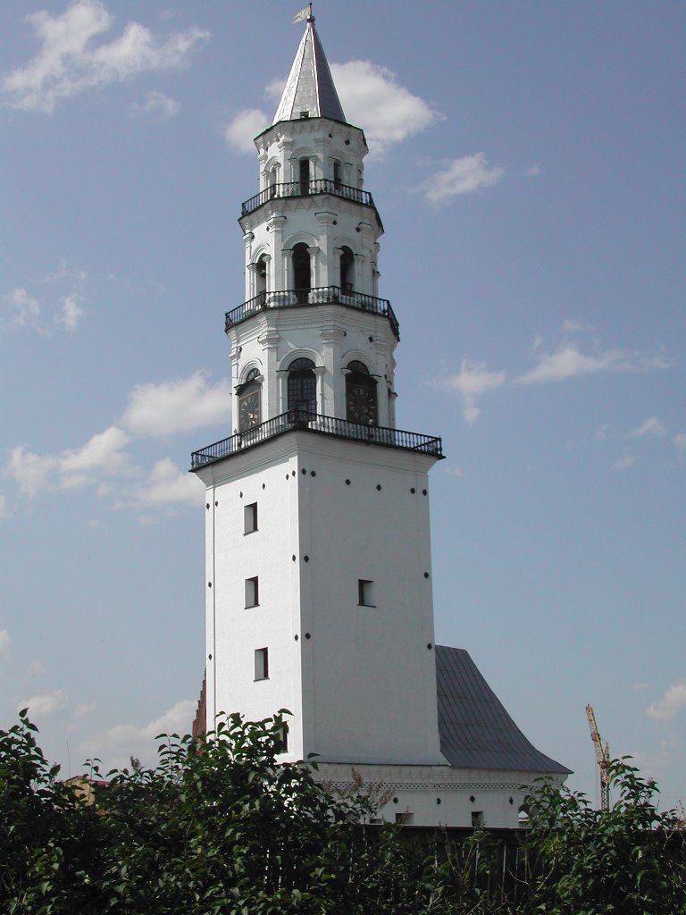 The falling tower, Nevyansk