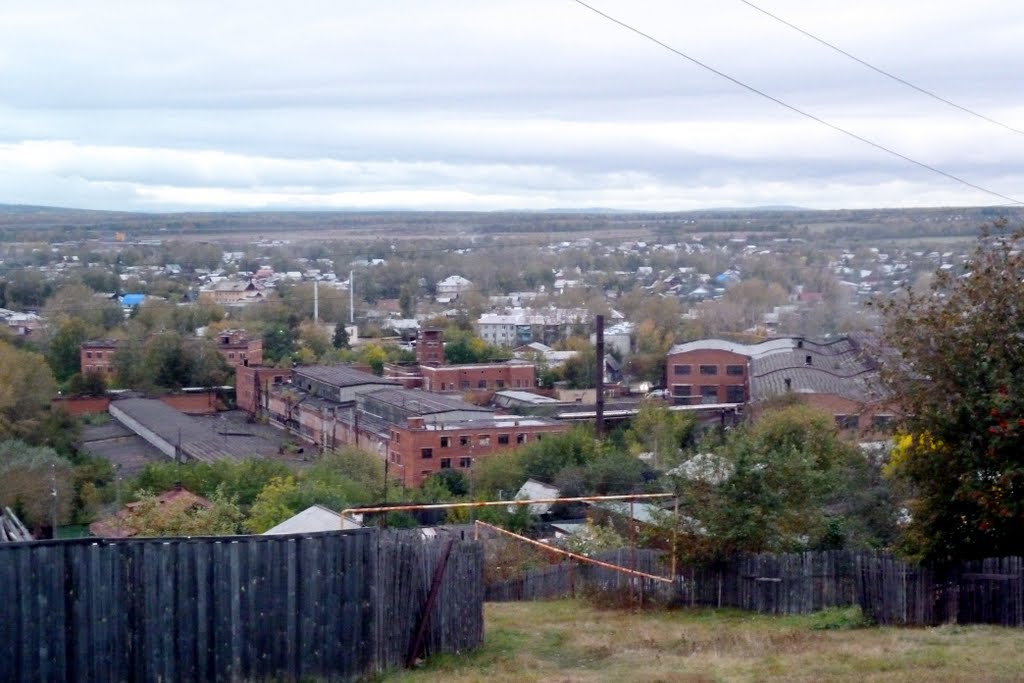 Невьянск. Вид на город с левого берега Нейвы.