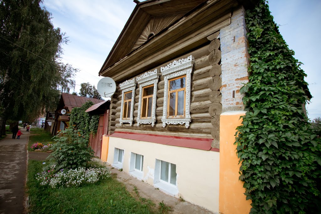 Old russian wood house, Nevyansk