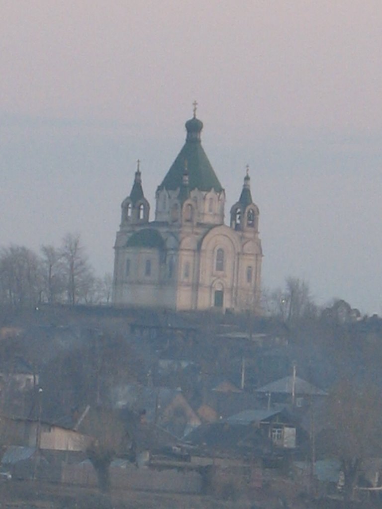 N.Tagil,  Nevski Church, view  from next shore