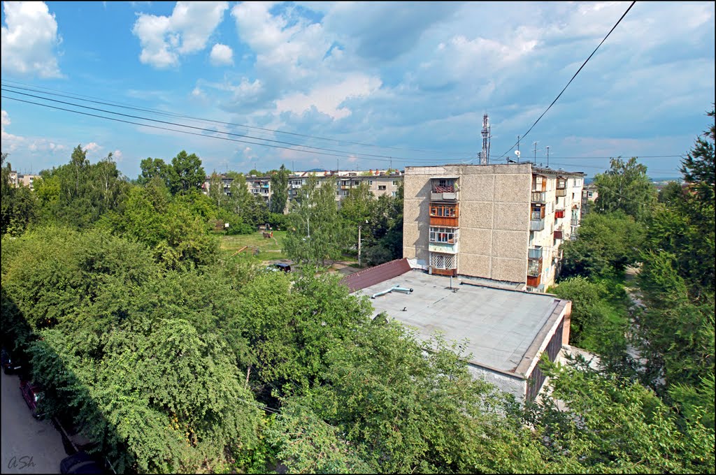 Ревда. Комсомольская 75. Вид из окна