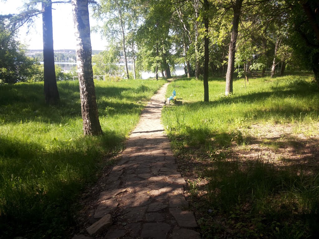 Реж. Дорожка к городскому пруду.