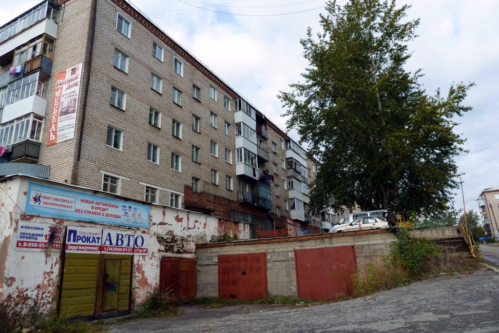 Реж-7 ветров. Гаражи.