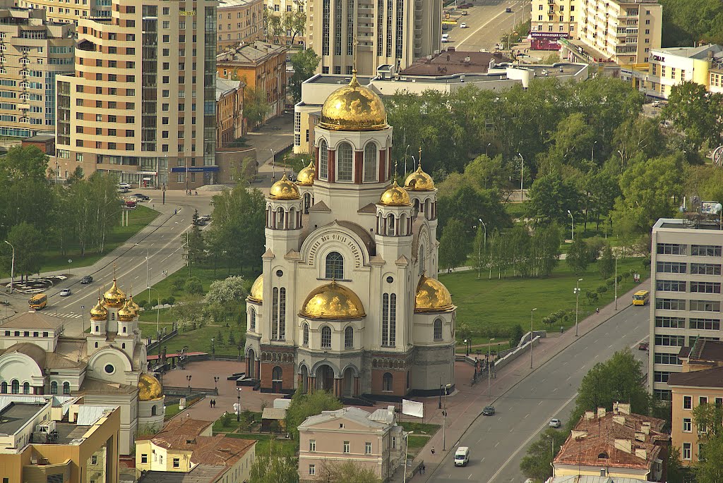 г. Екатеринбург, Храм-Памятник на Крови во имя Всех Святых, в земле Российской просиявших..