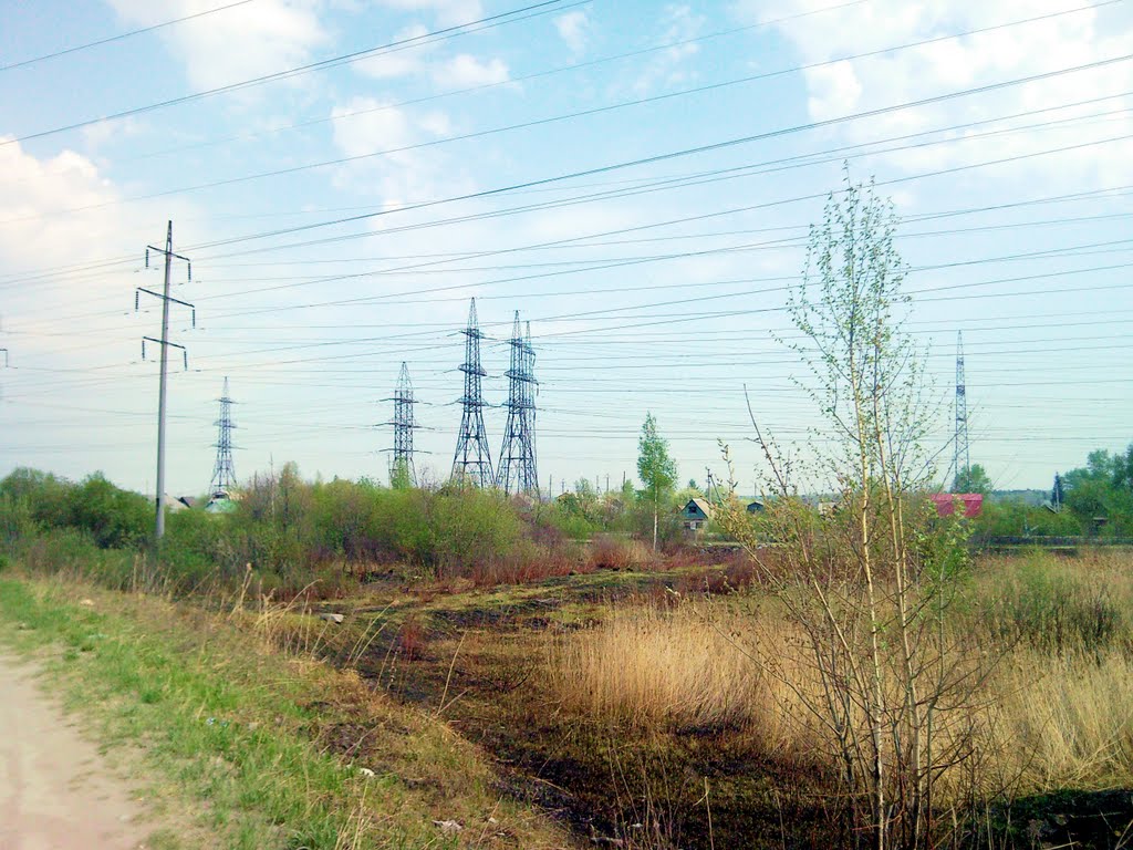 Среднеуральск. ЛЭП.
