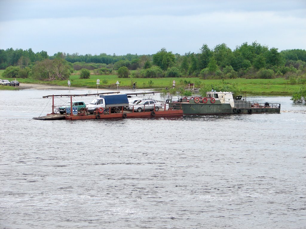Туринск, переправа. 2006 г