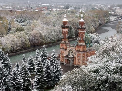Snow-covered mosque - Мечеть в снегу