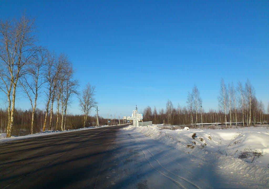 Впереди - Десногорск.