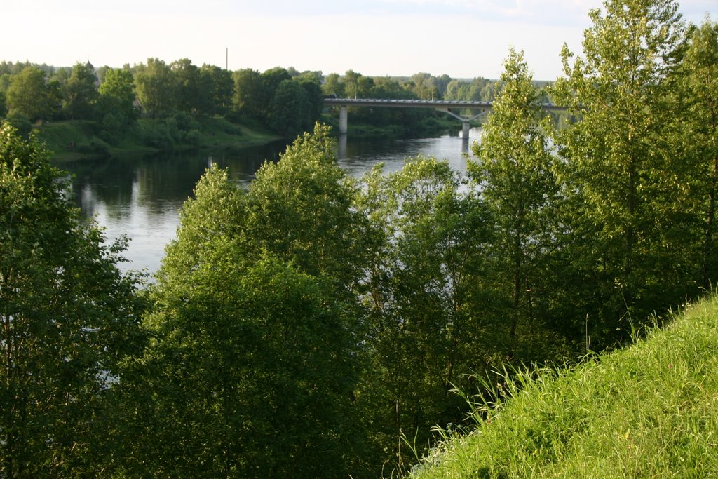 Bridge over Zapadnaya Dvina river