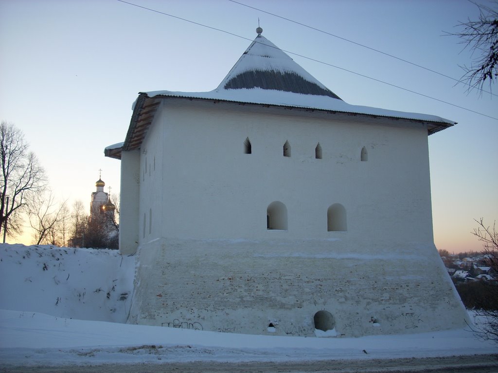 Спасская башня. Зима.