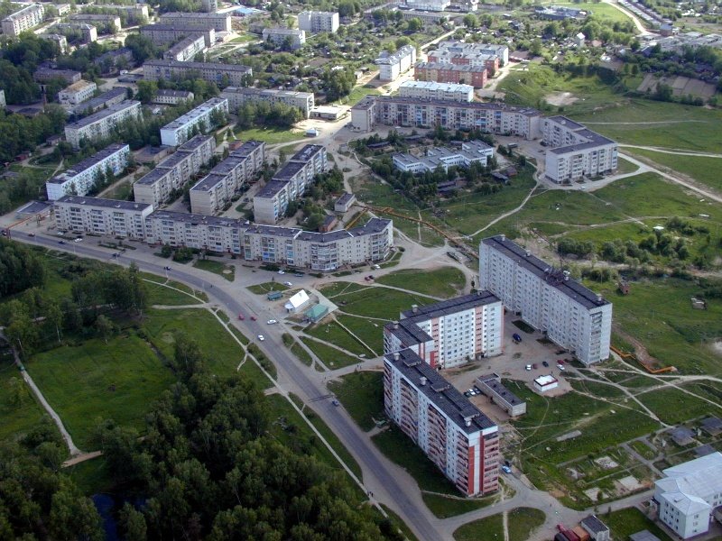 Микрорайоны МЖК и Берёзы  в Вязьме.