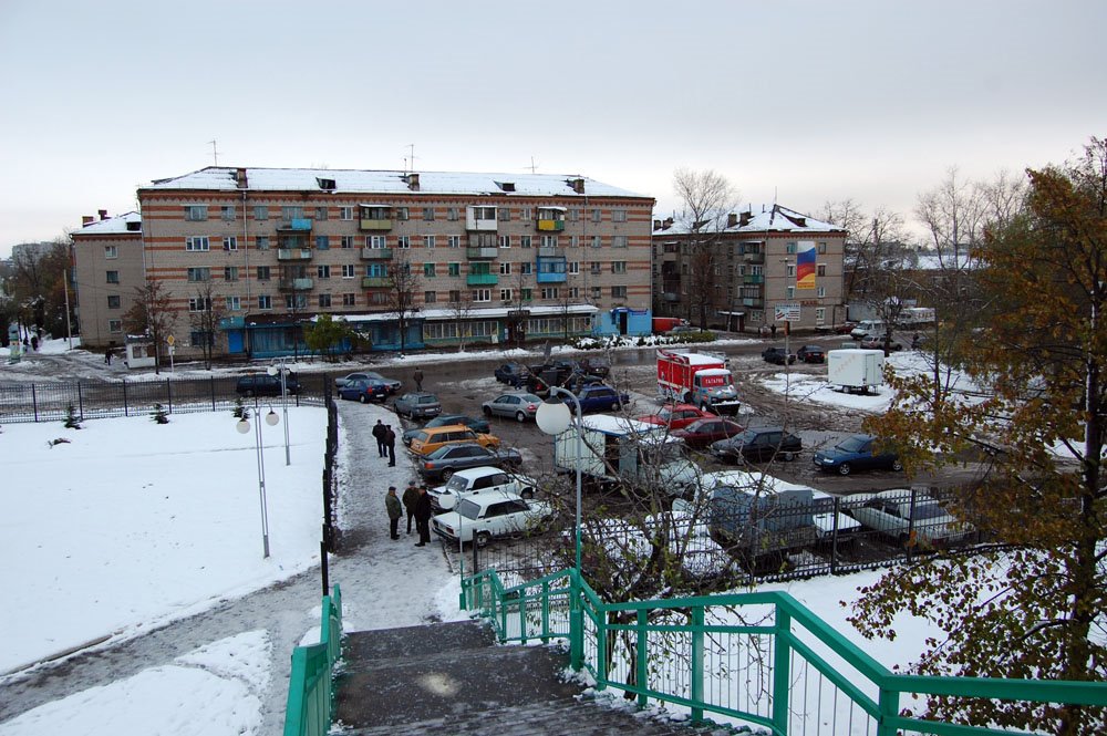 Railway station square - Gagarin, Smolenskaya reg.