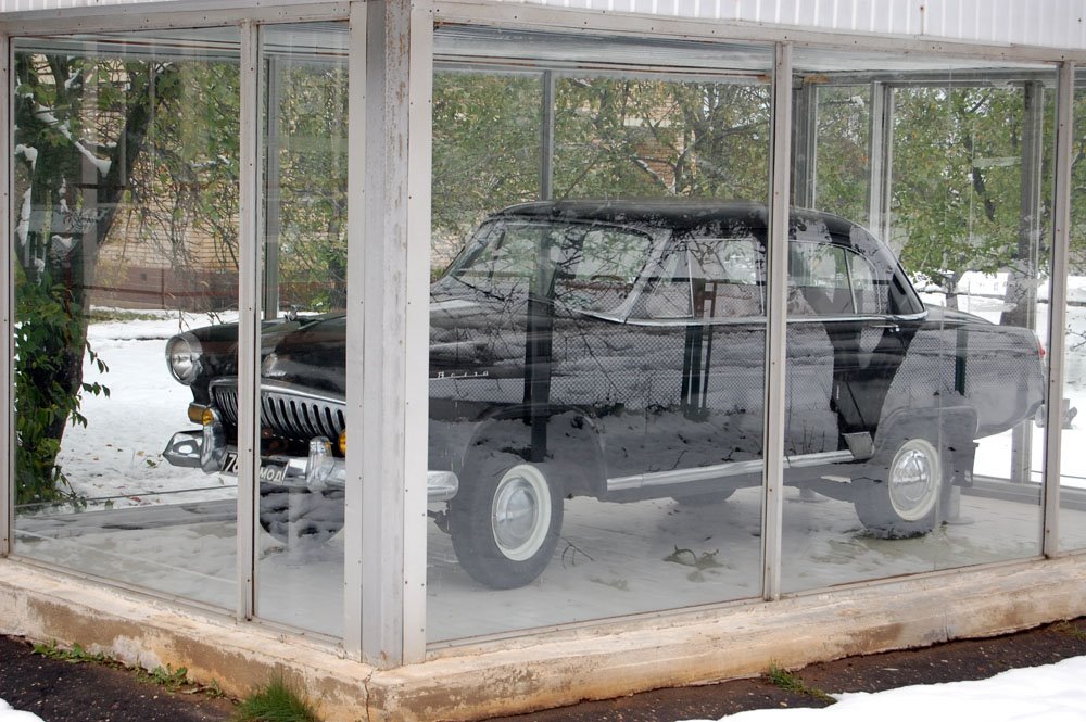 Gagarins car GAZ-21 - Gagarin, Smolenskaya reg.