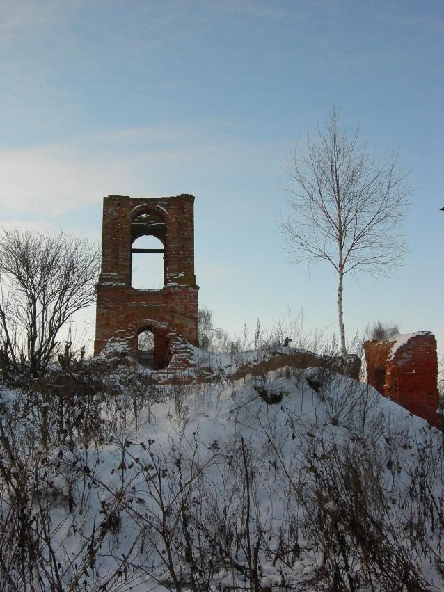Руины Воскресенского храма.