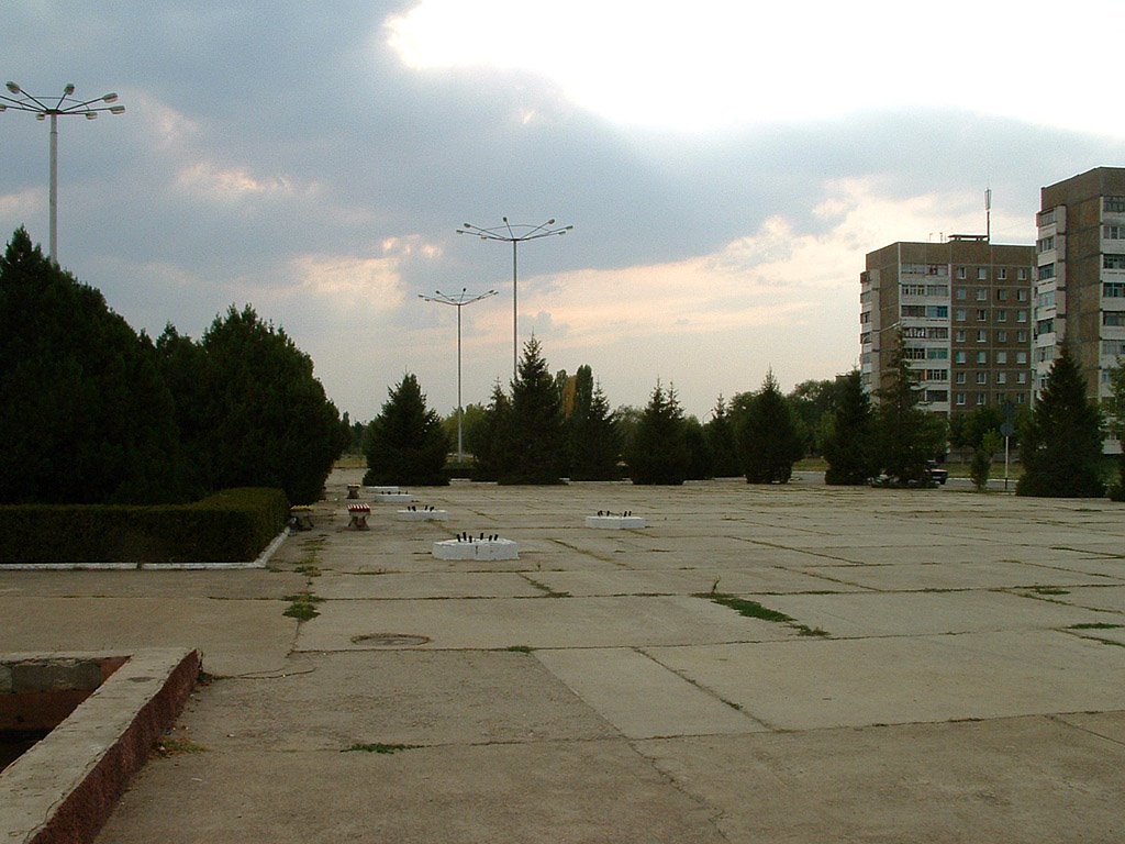 У дворца культуры